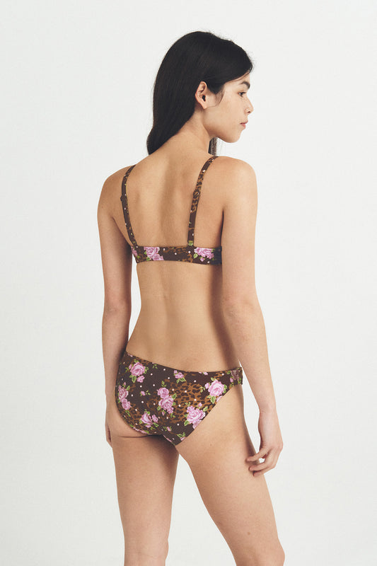 Rosy Leopard BIKINI Bottom - Hazel Kiss