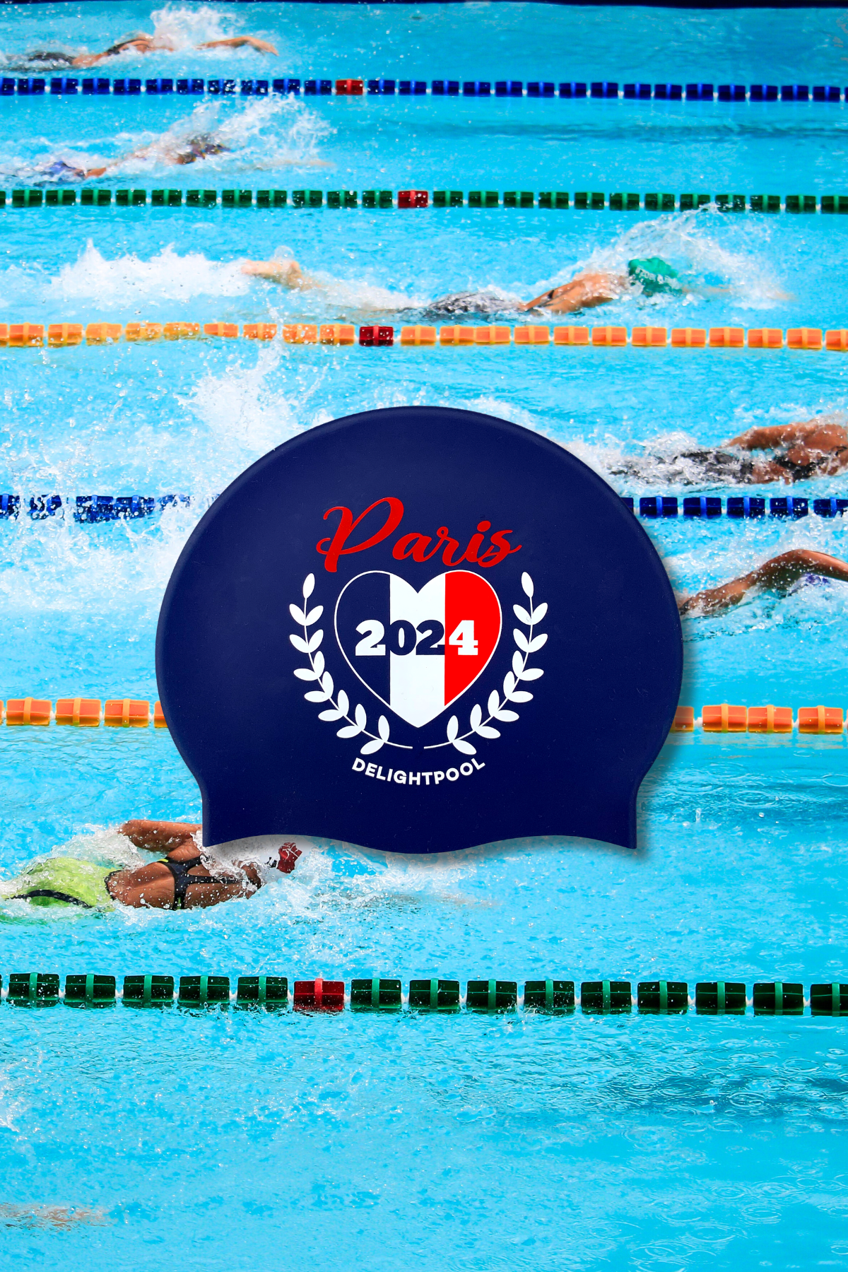 PARIS 2024 Swim Cap - Navy