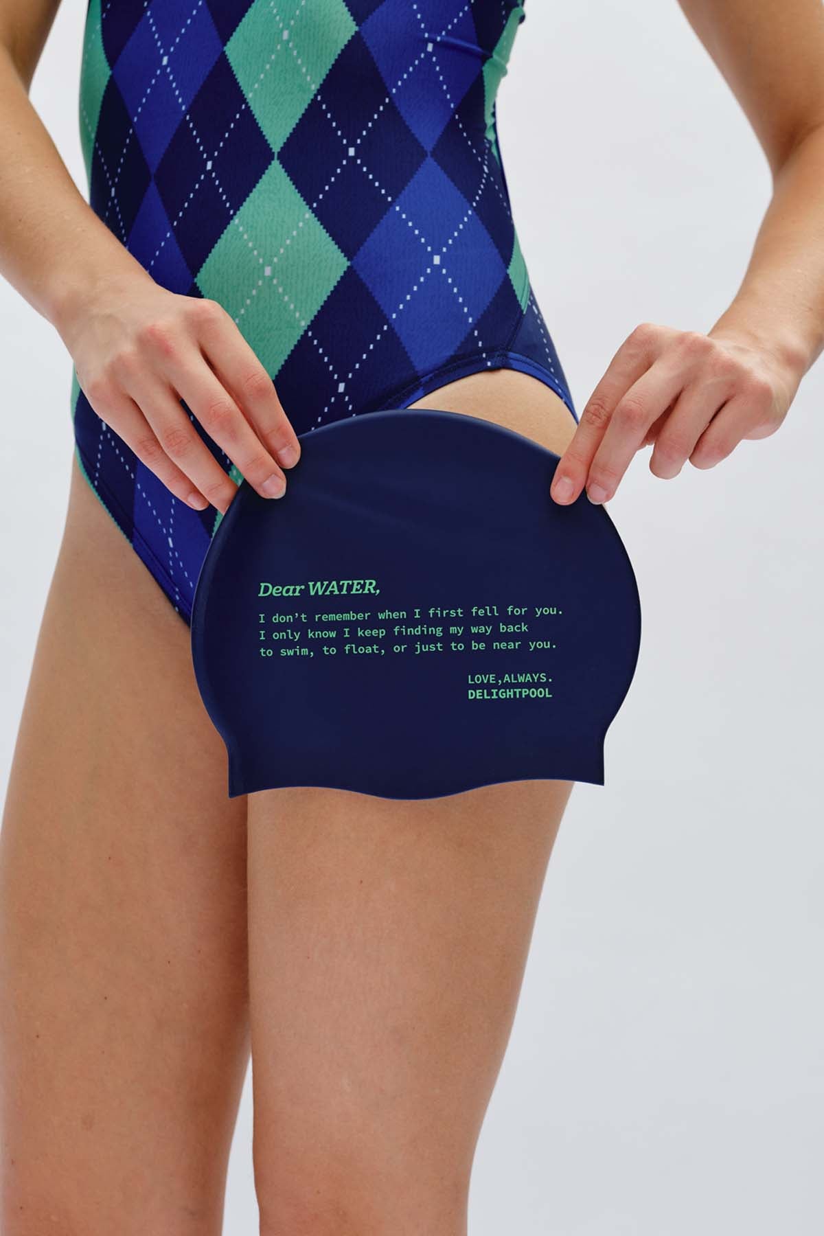 Dear Water Swim Cap - Navy