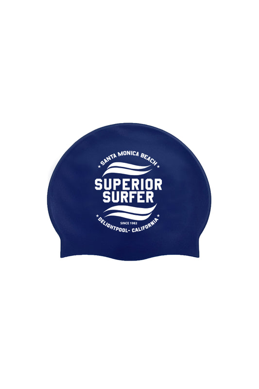 Superior Surfer Swim Cap - Navy