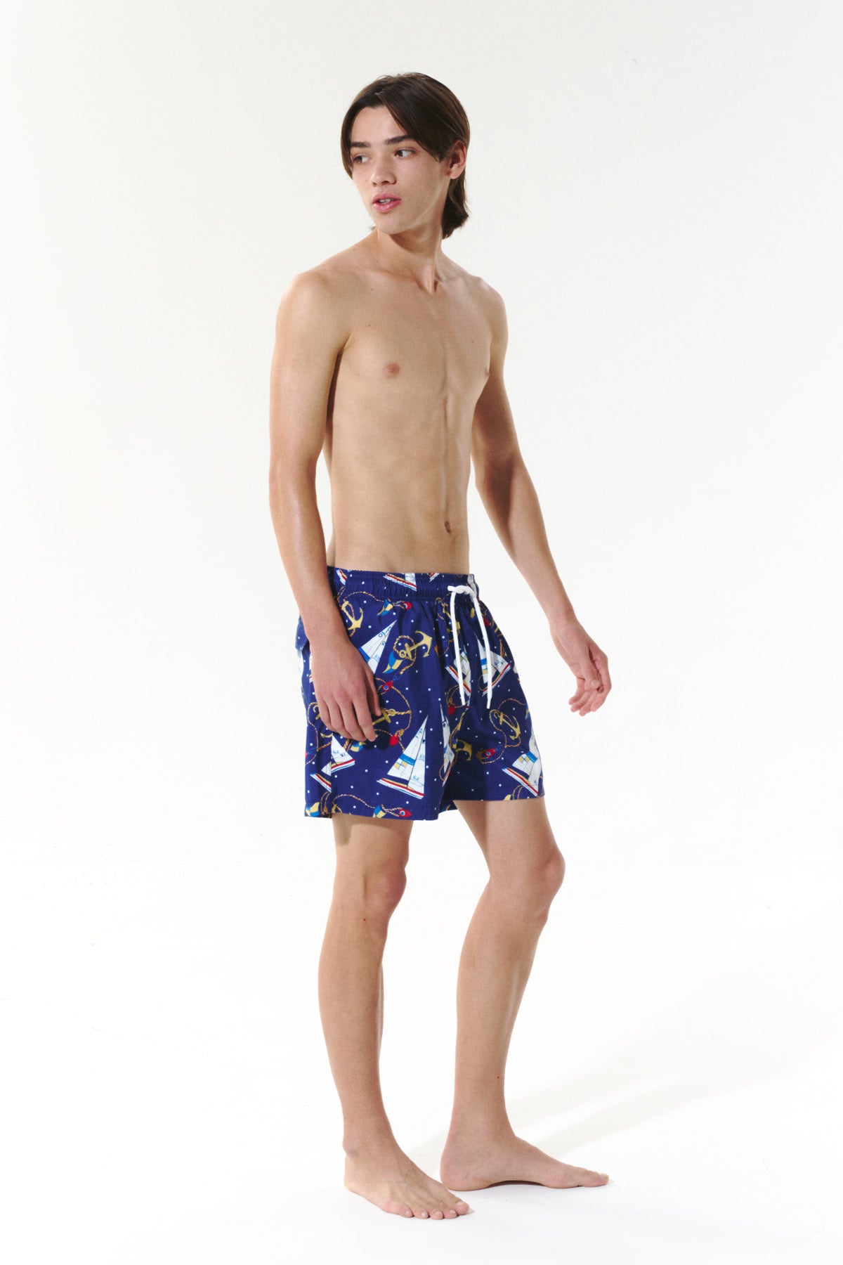 Midnight Sail Swim Trunks - Starry Navy