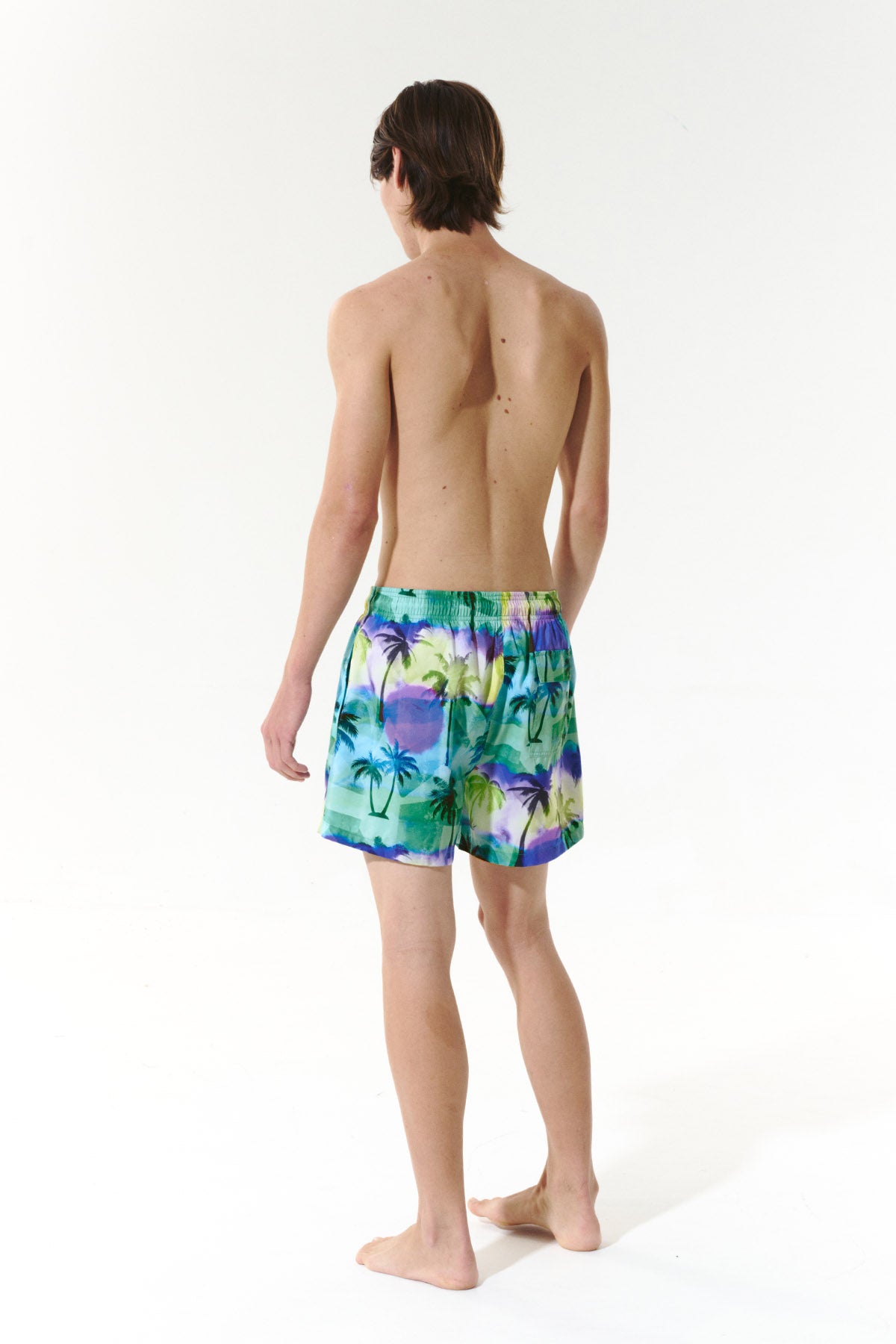 Sunfade Heat Swim Trunks - Lagoon Aqua