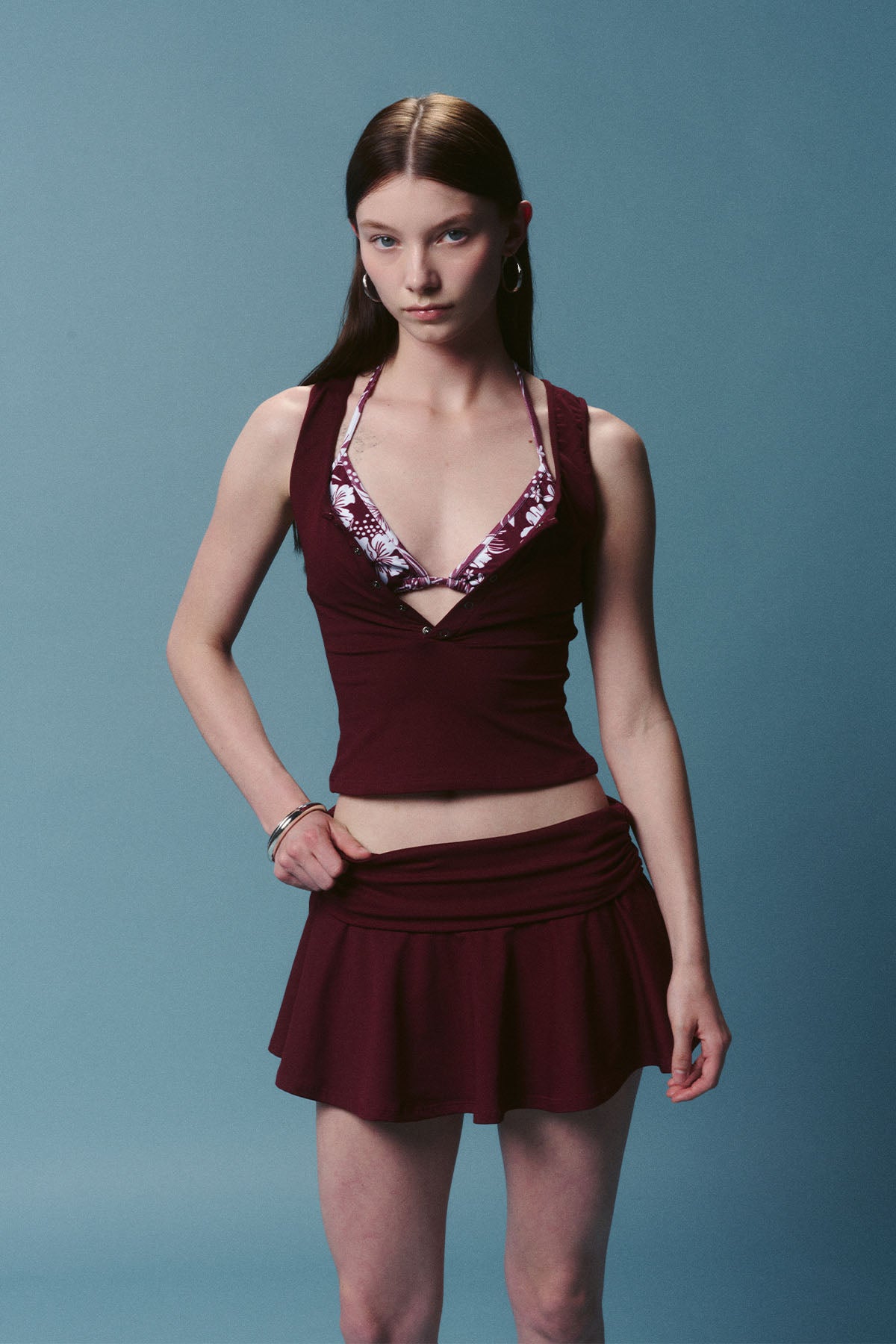 Isla Swim Tank - Bordeaux