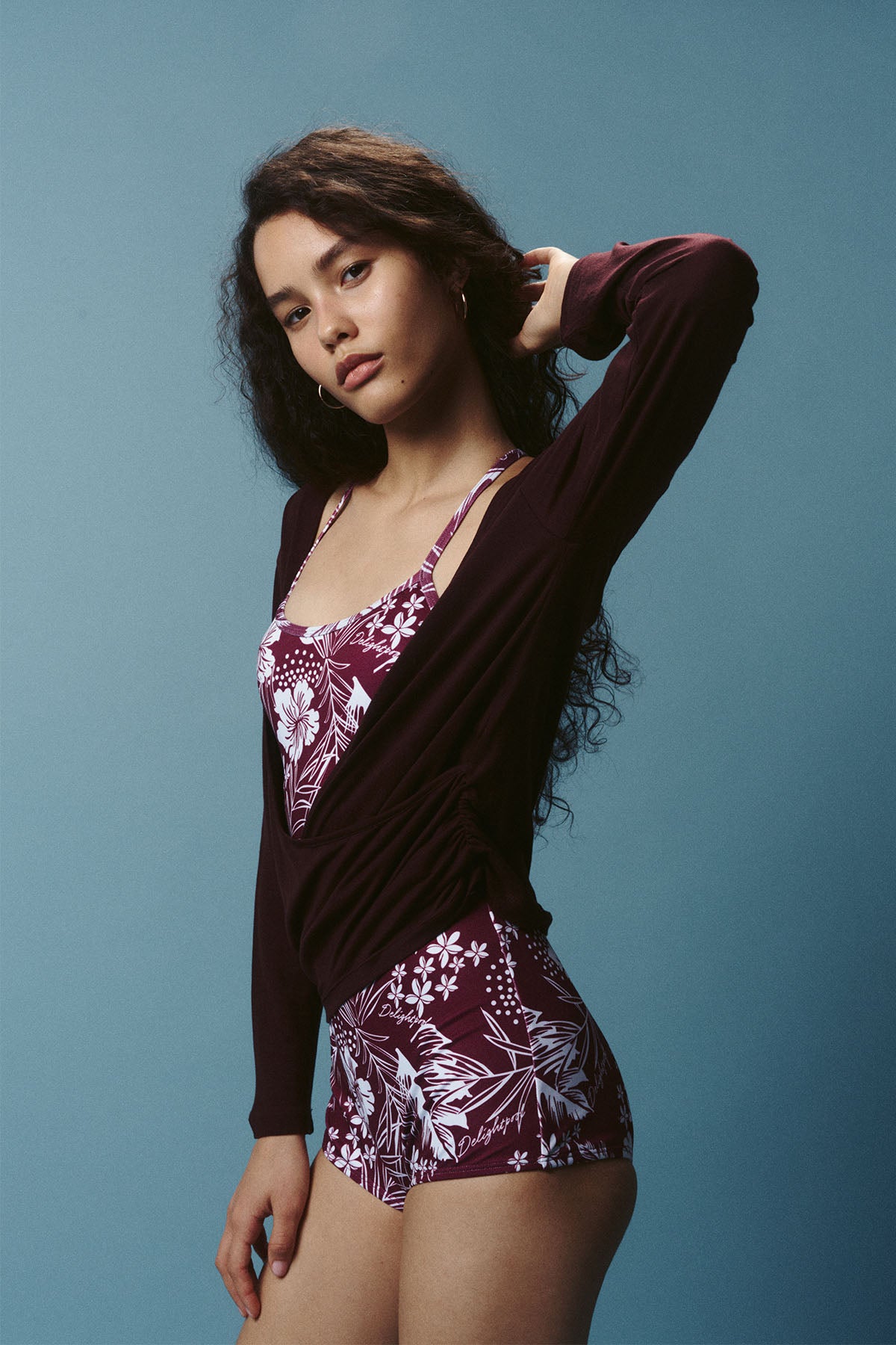 Romy Cover-up Top - Bordeaux