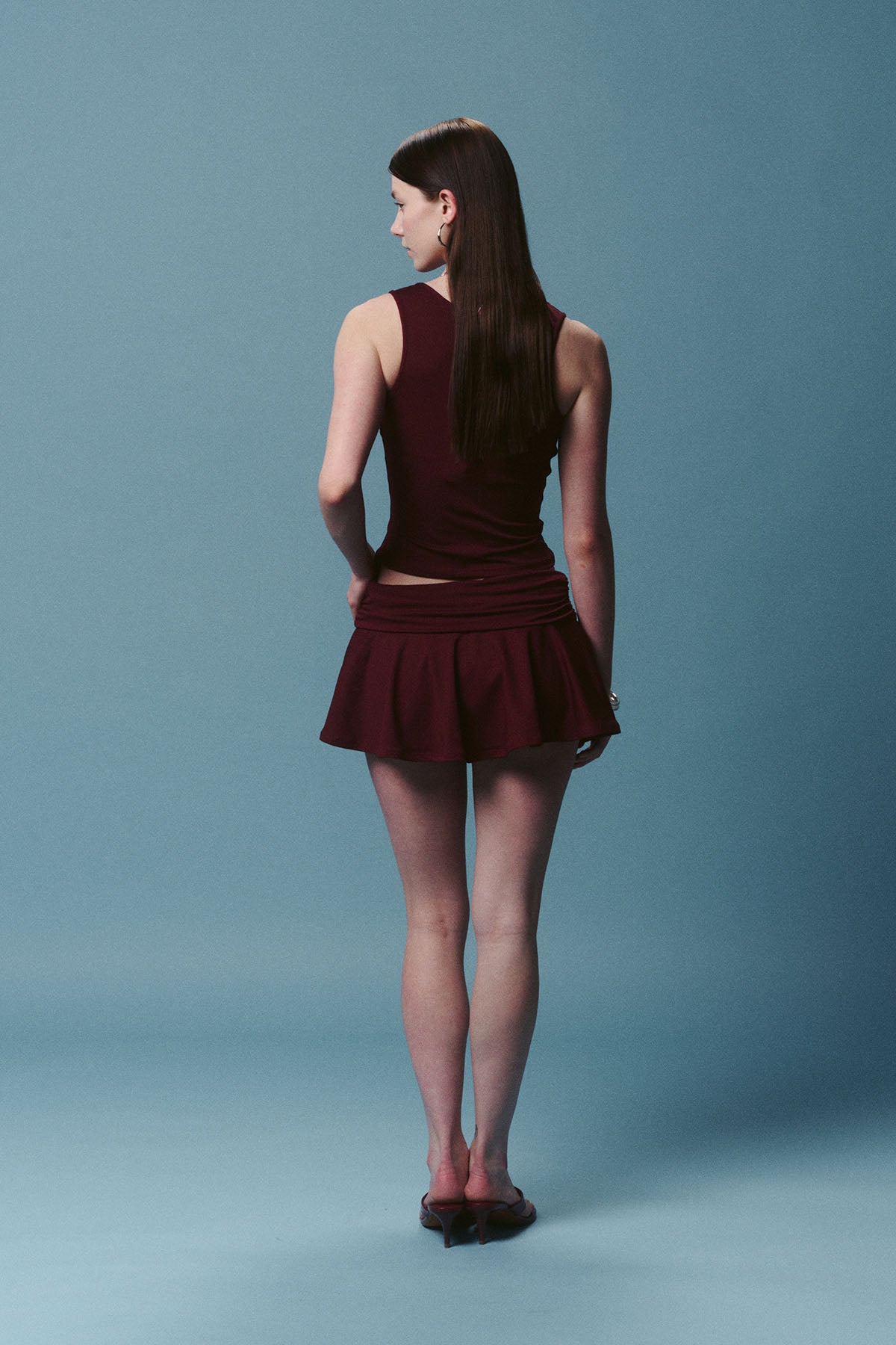 Gia Water Skirt - Bordeaux