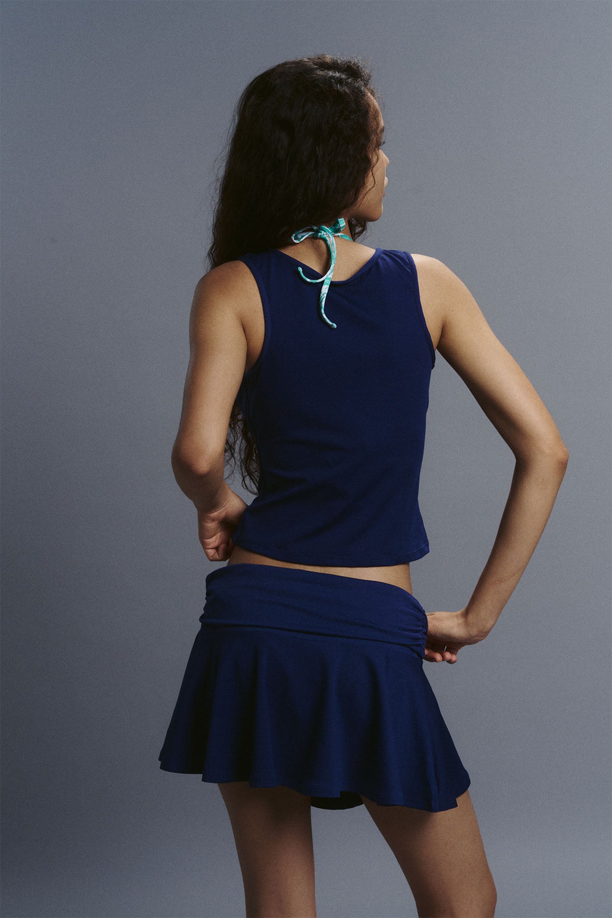 Isla Swim Tank - Ocean Ink