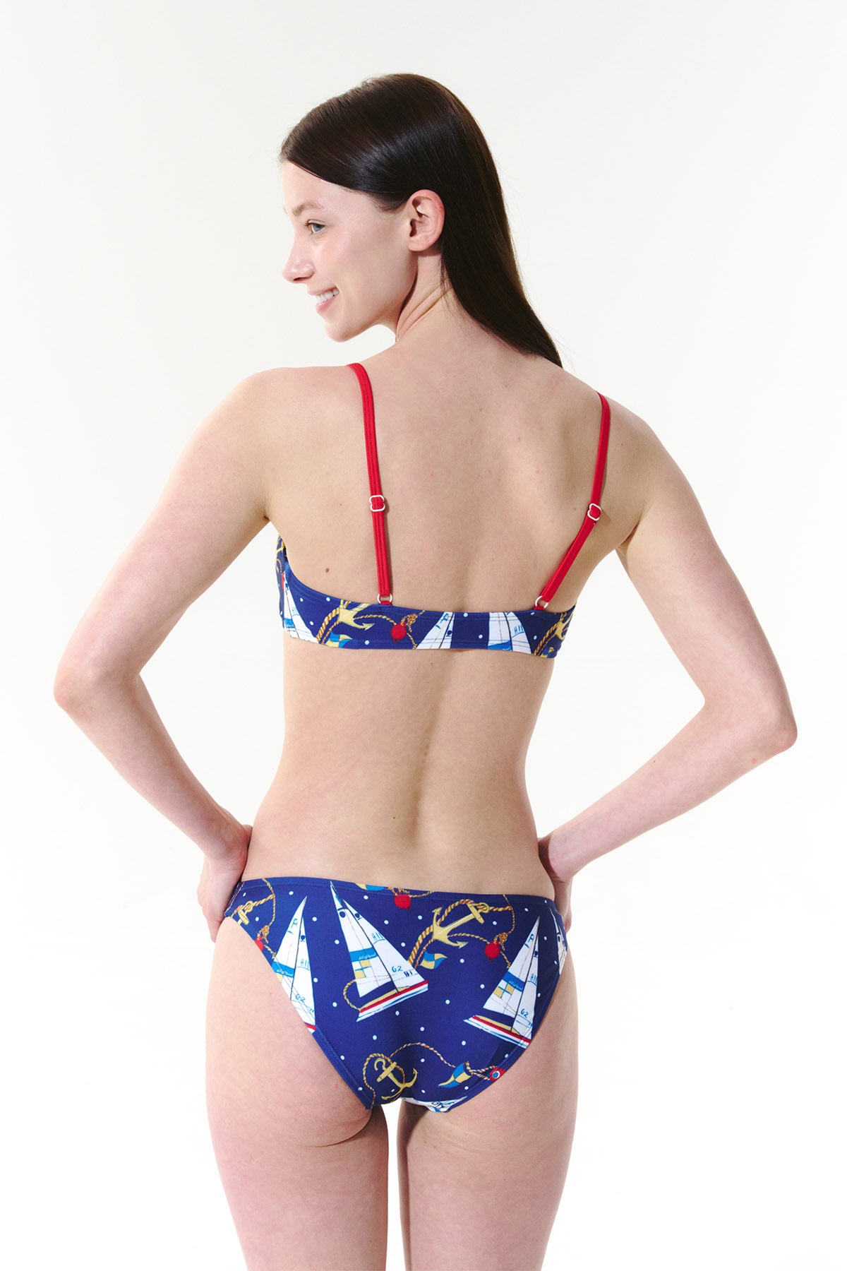 Midnight Sail BIKINI Top - Starry Navy