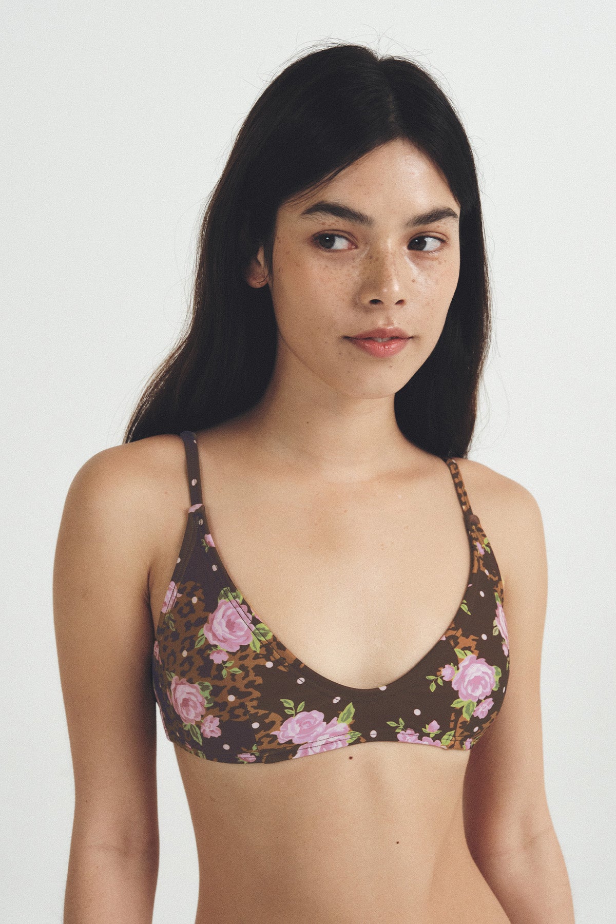 Haut de bikini Sapphire Bloom - Royal Navy