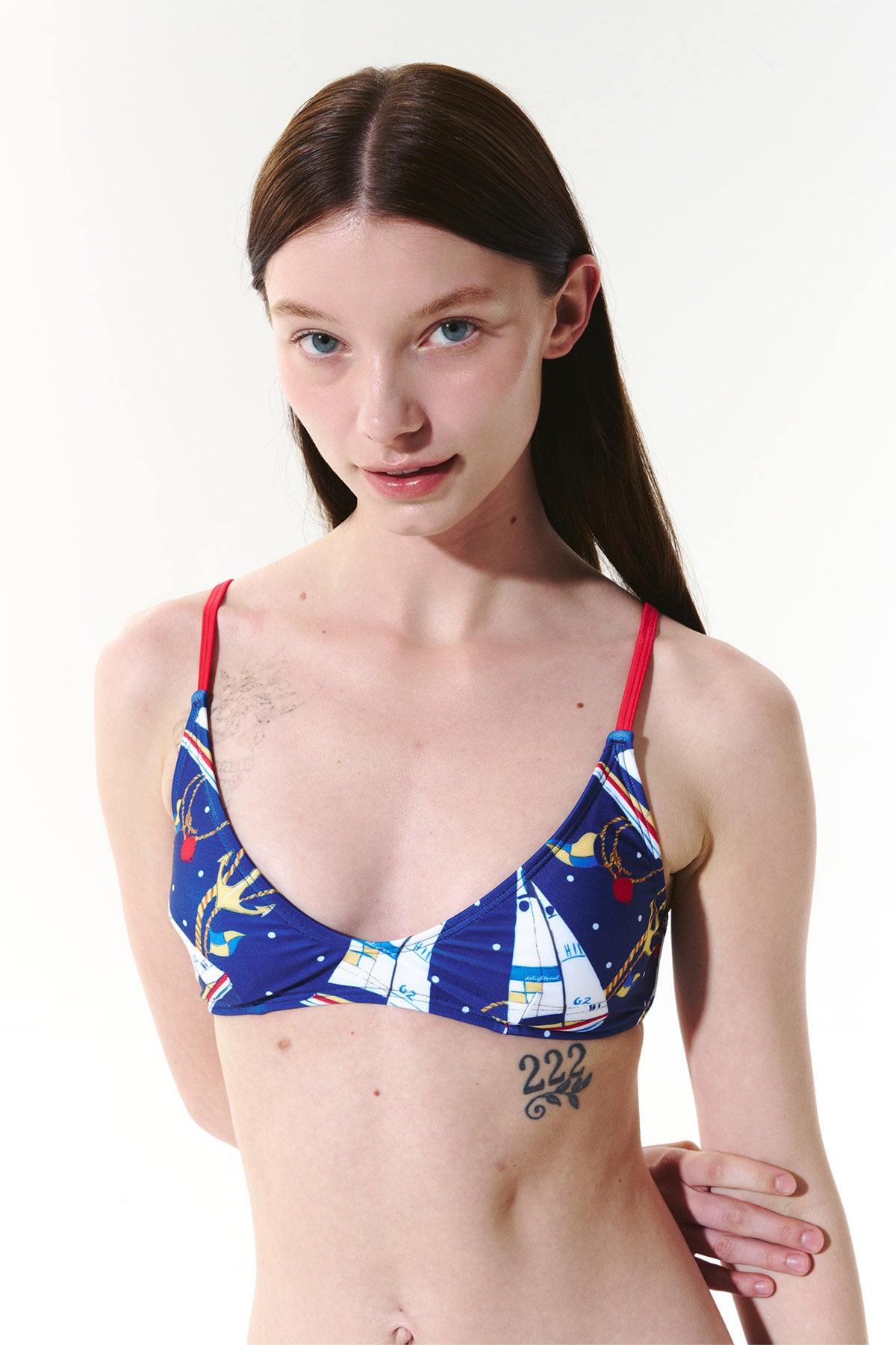 Midnight Sail BIKINI Top - Starry Navy