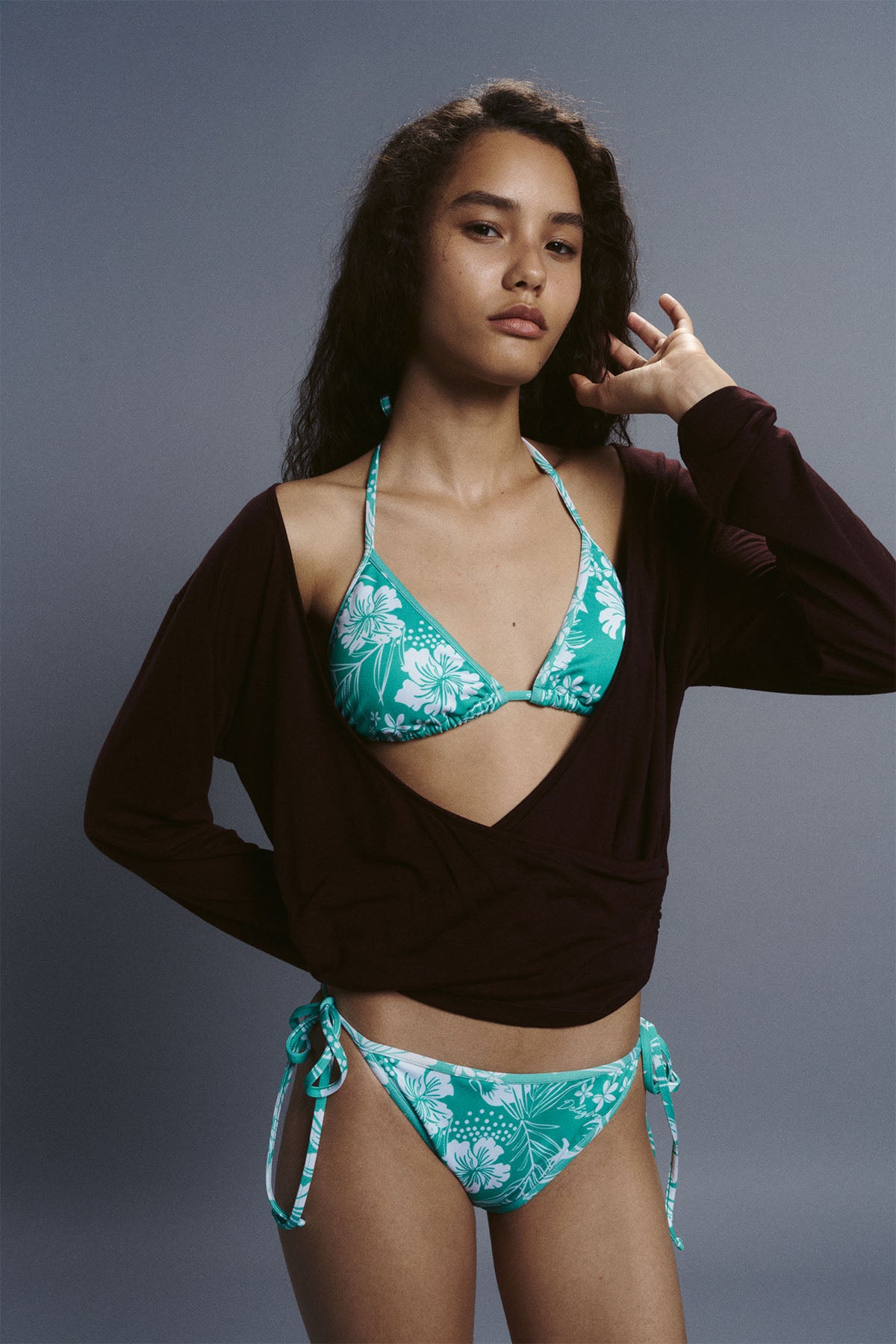 Club Paradiso Triangle Bikini BIKINI Top - Emerald Tide