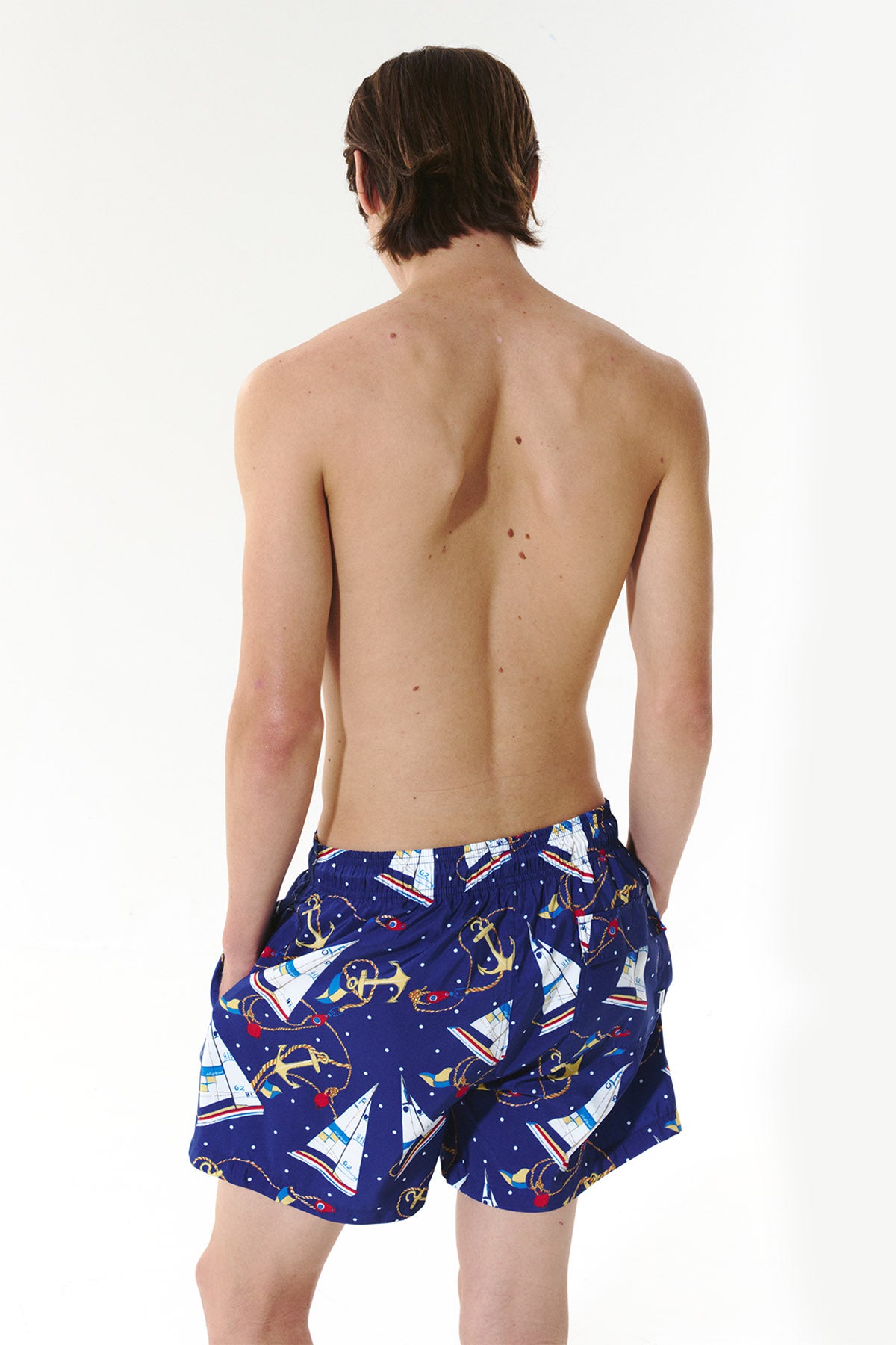 Midnight Sail Swim Trunks - Starry Navy