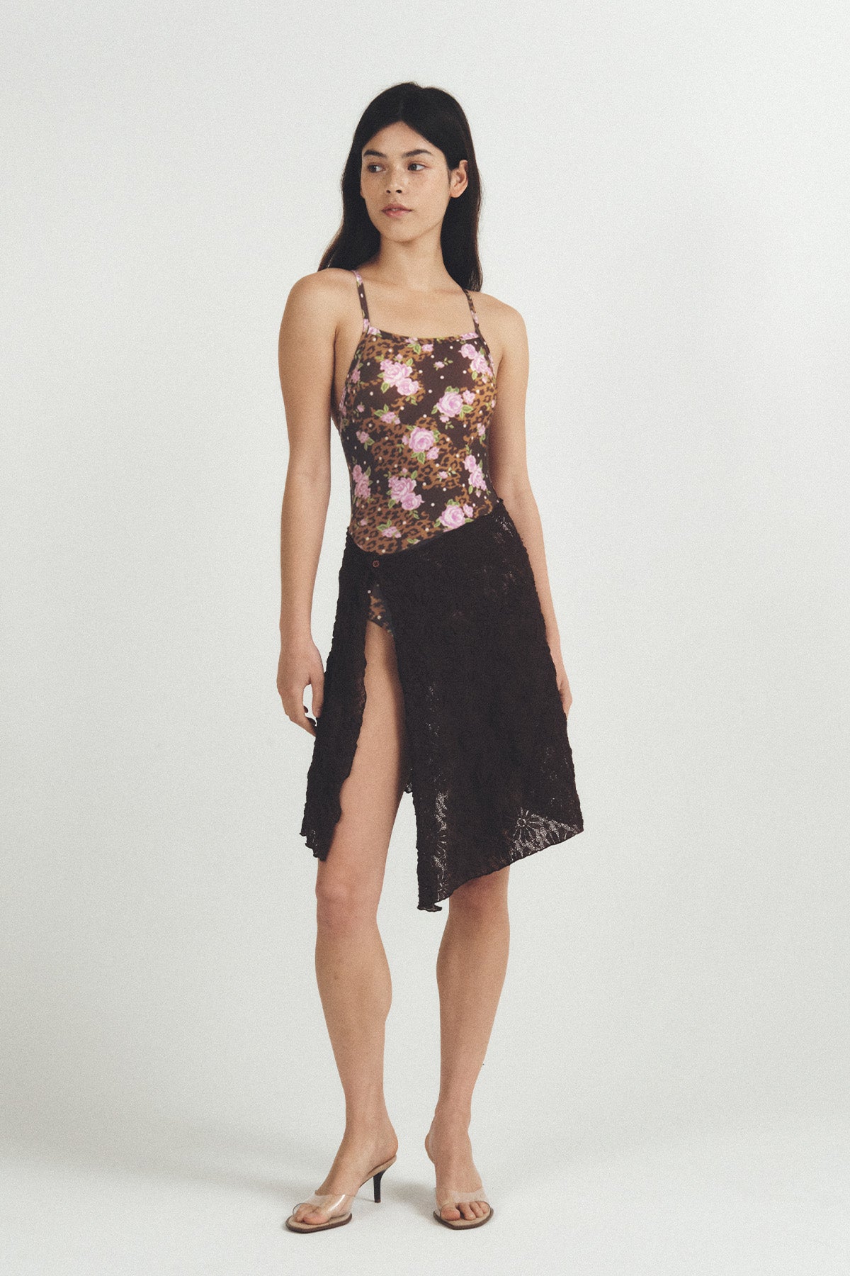 Rosy Leopard swimsuit - Hazel Kiss