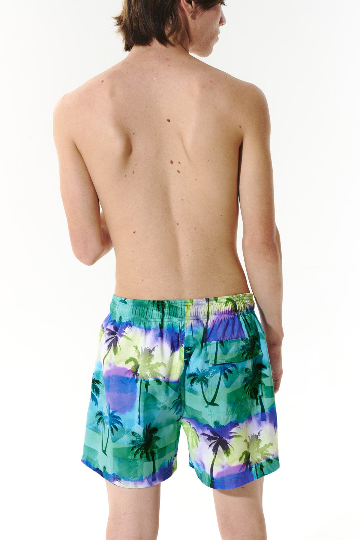 Sunfade Heat Swim Trunks - Lagoon Aqua