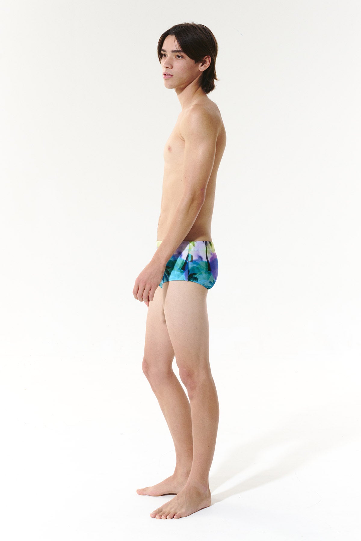 Sunfade Heat Square Leg Swimsuit - Lagoon Aqua