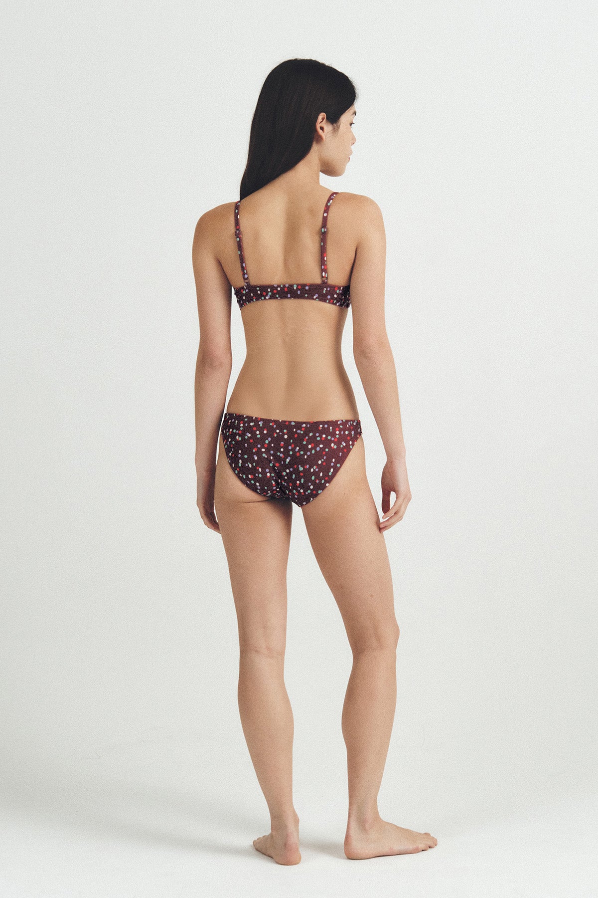 サファイア ブルーム ビキニトップ - ロイヤルネイビー