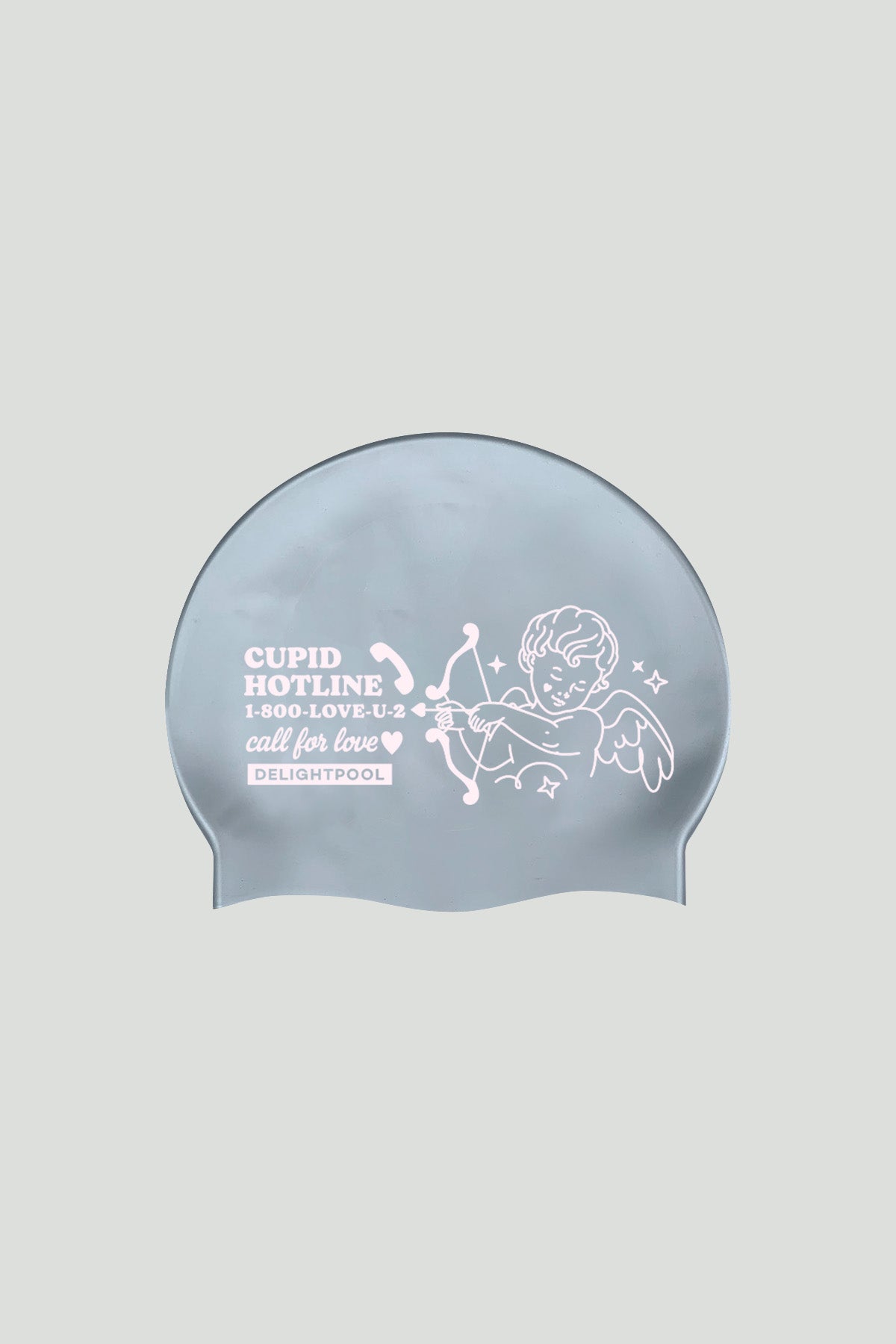 Cupid Hotline : Archer Swim Cap - Silver
