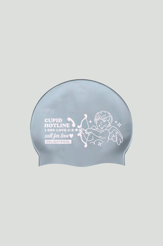 Cupid Hotline : Archer Swim Cap - Silver