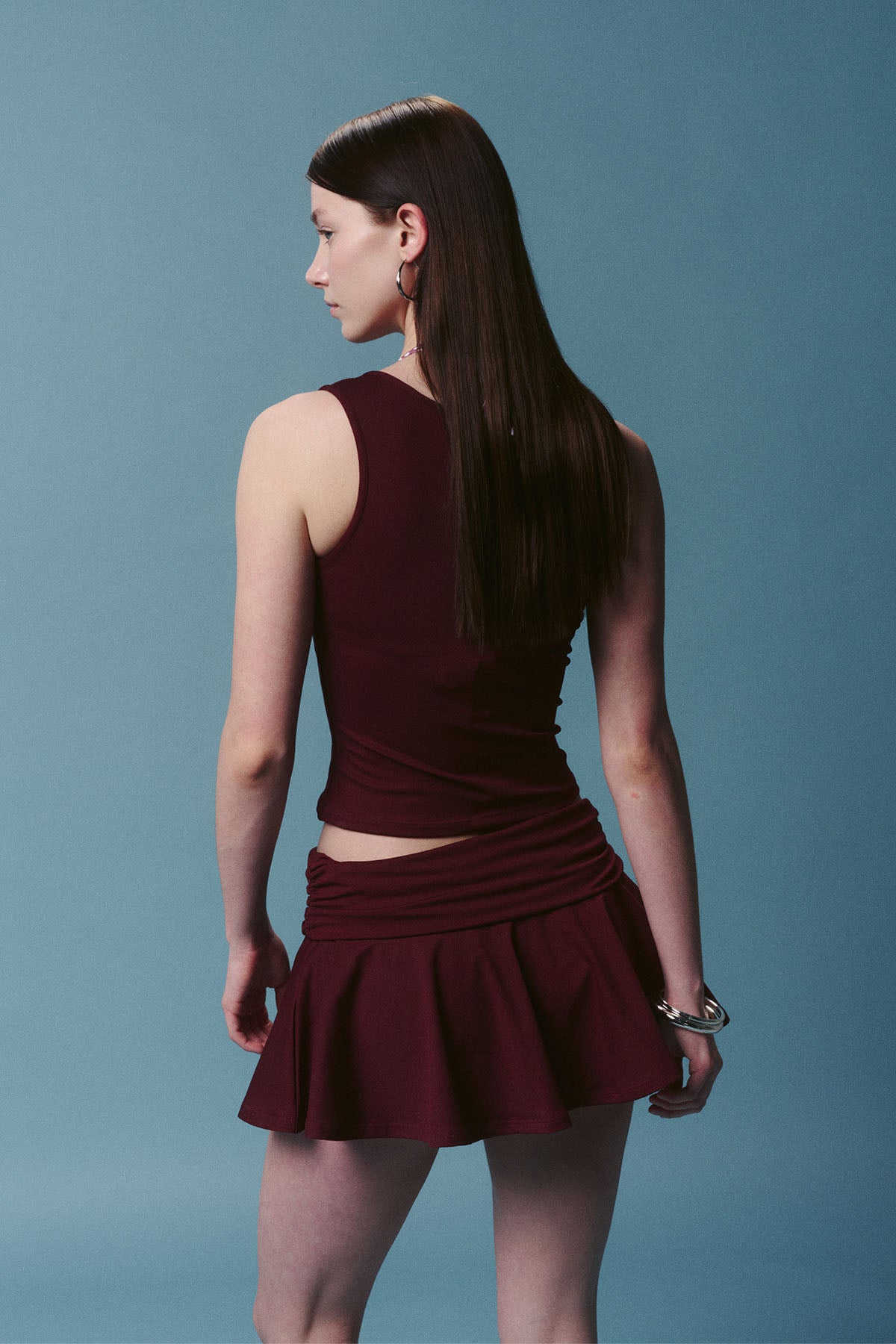 Gia Water Skirt - Bordeaux