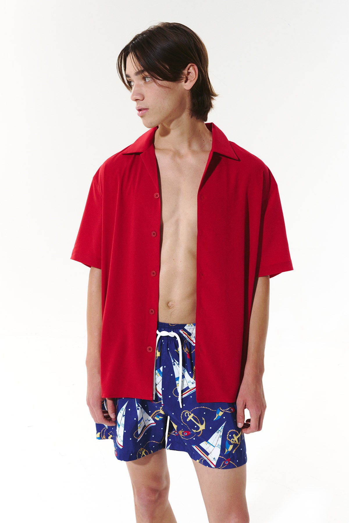 Midnight Sail Swim Trunks - Starry Navy