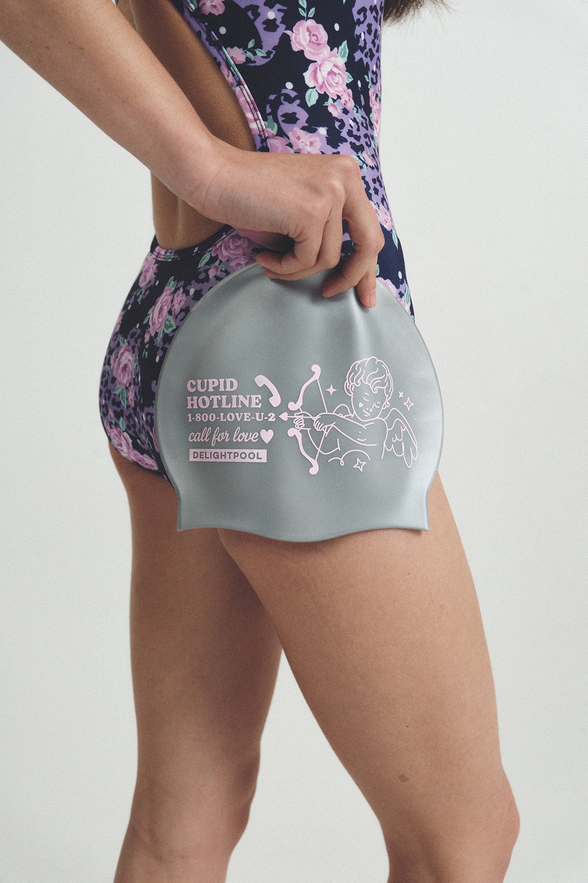 Rosy Leopard swimsuit - Purple Kiss