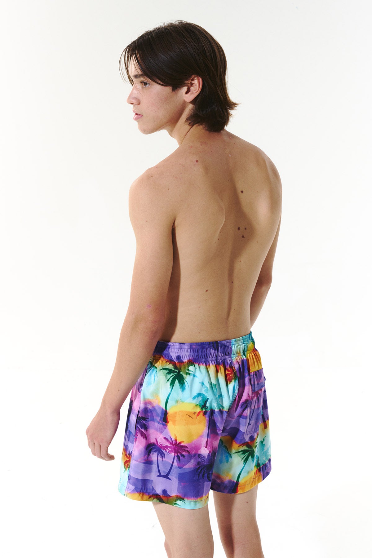 Sunfade Heat Swim Trunks - Dusk Purple