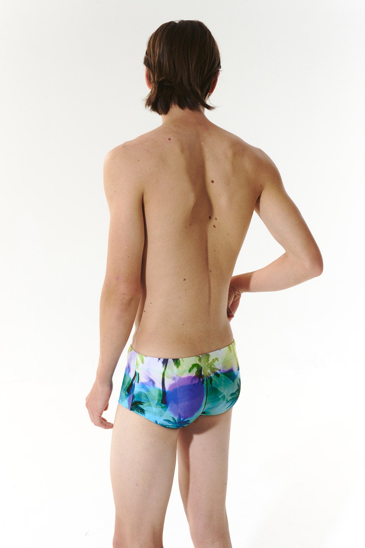 Sunfade Heat Square Leg Swimsuit - Lagoon Aqua