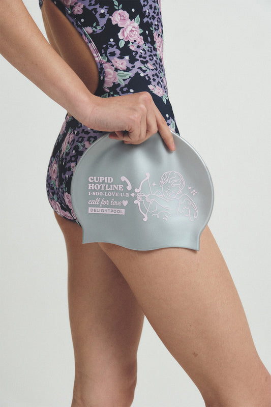 Bonnet de bain Jardin Rustique - Violette