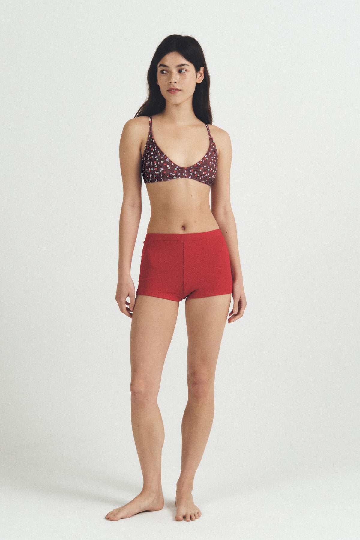 サファイア ブルーム ビキニトップ - ロイヤルネイビー