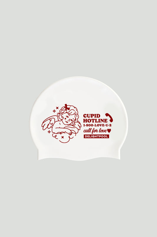 Cupid Hotline : Angel Swim Cap - White