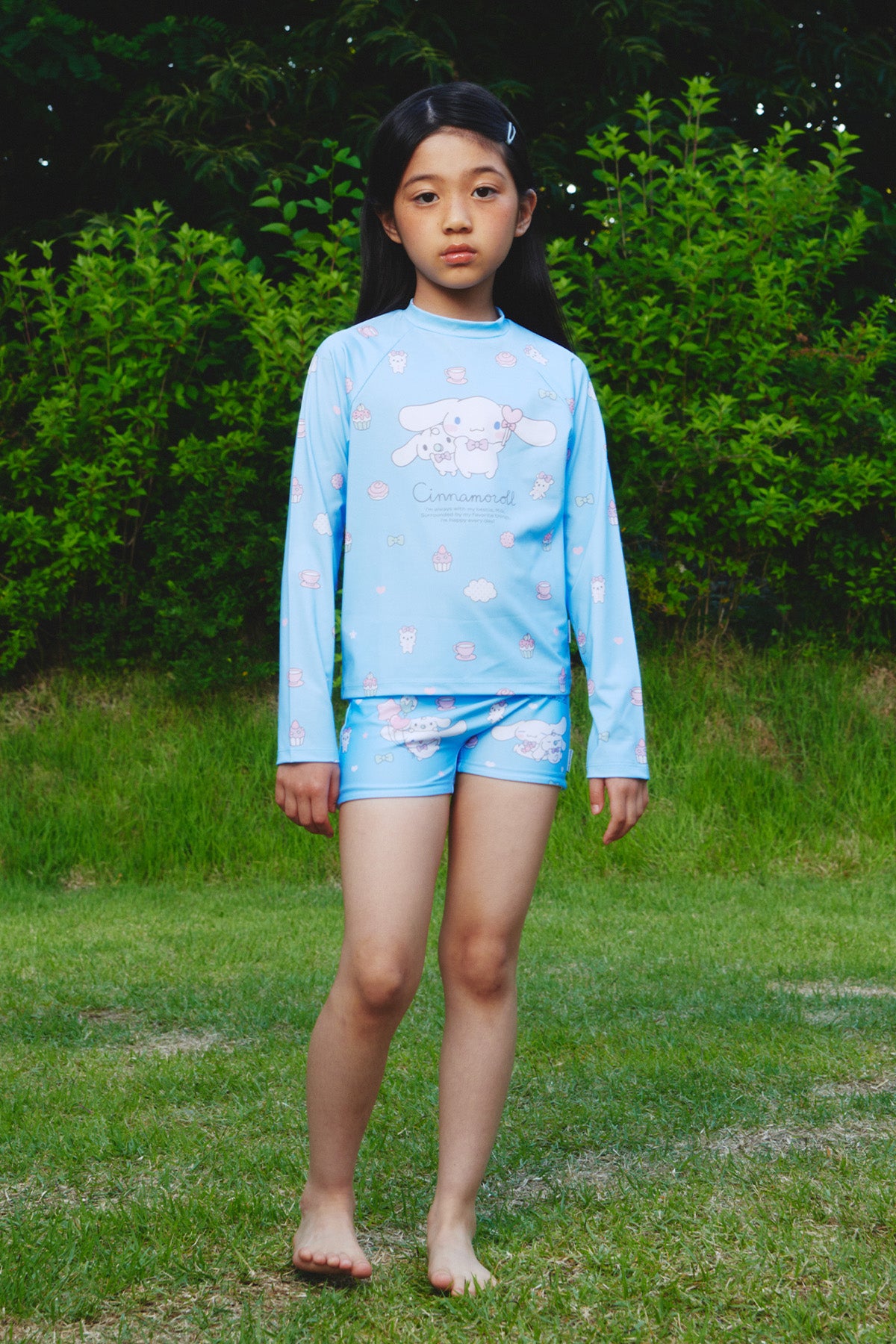 With Milk Kids Water Shorts - Dreamy Blue