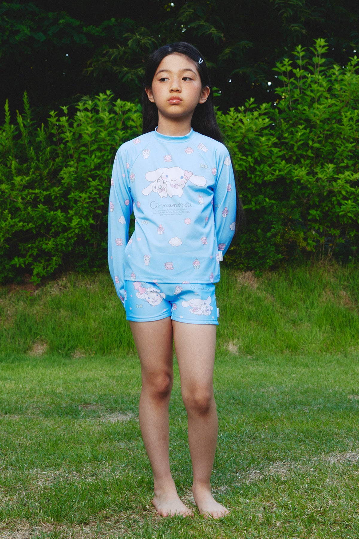 With Milk Kids Water Top - Dreamy Blue