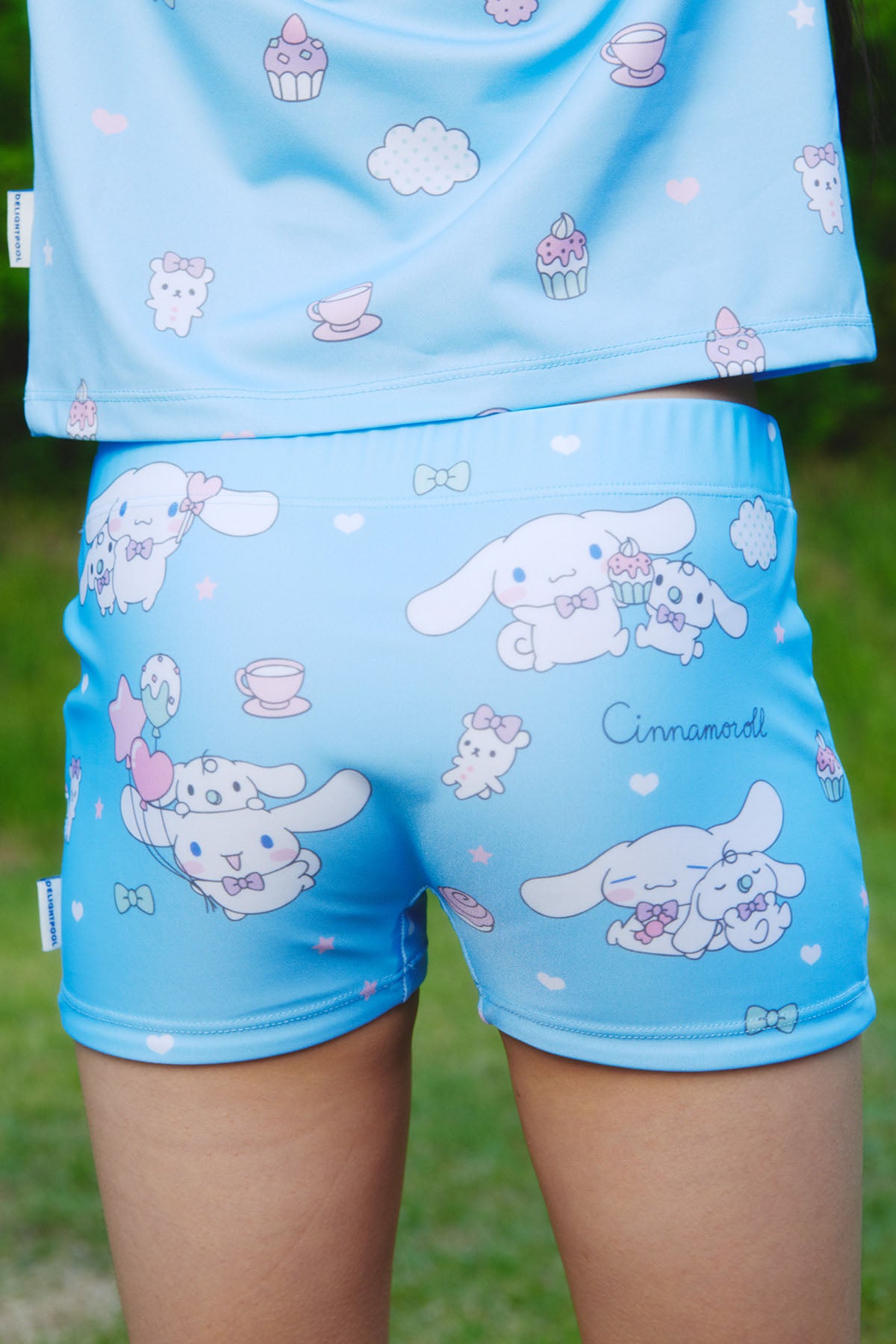 With Milk Kids Water Shorts - Dreamy Blue