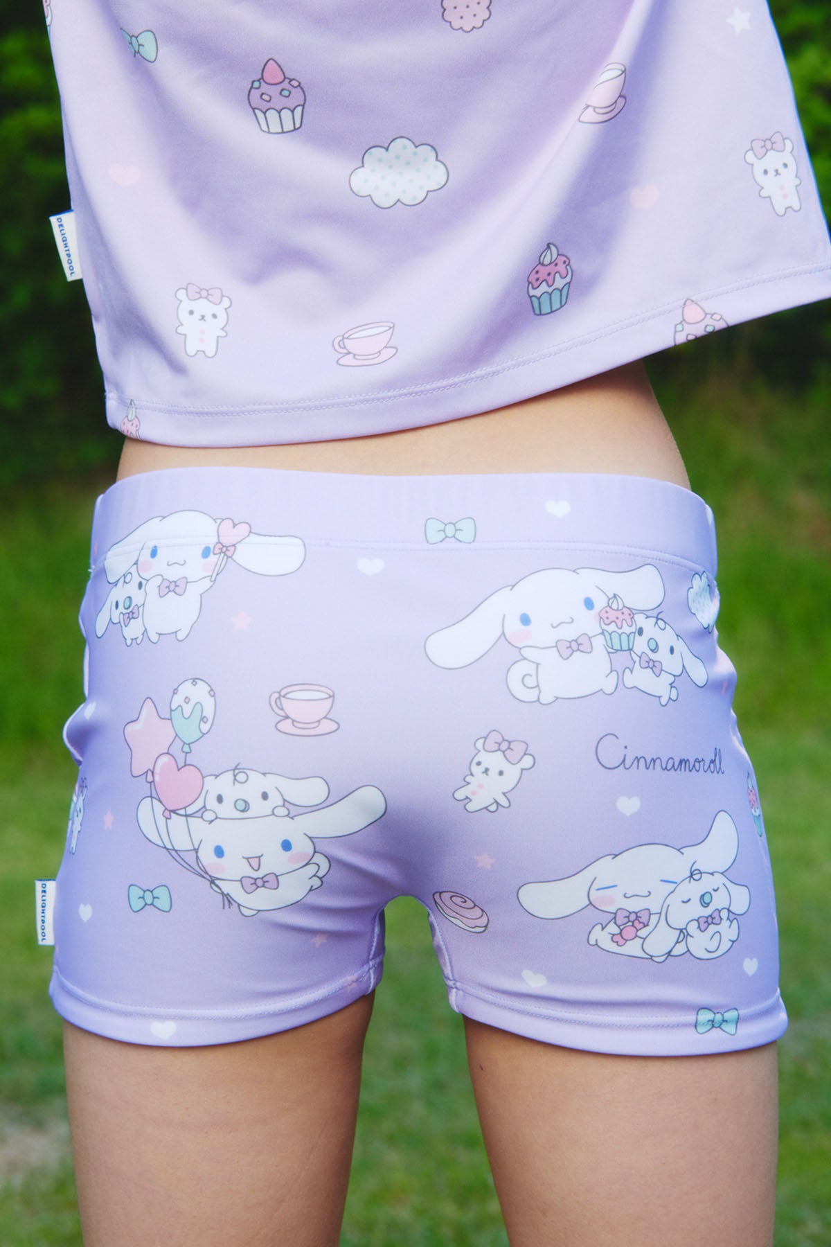 With Milk Kids Water Shorts - Fairy Lilac