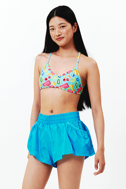 Short Crispy - Bleu Aqua