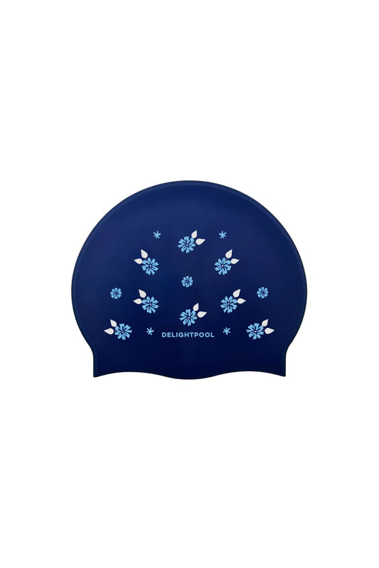 Rustic Garden swim cap - Navy