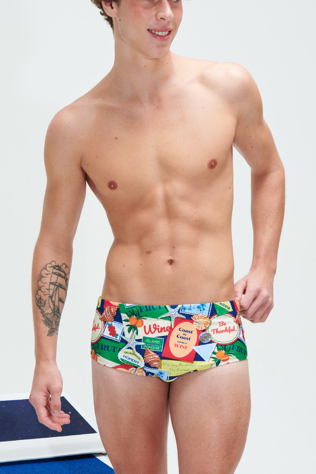 Maillot de bain vintage Fairisle - Multi