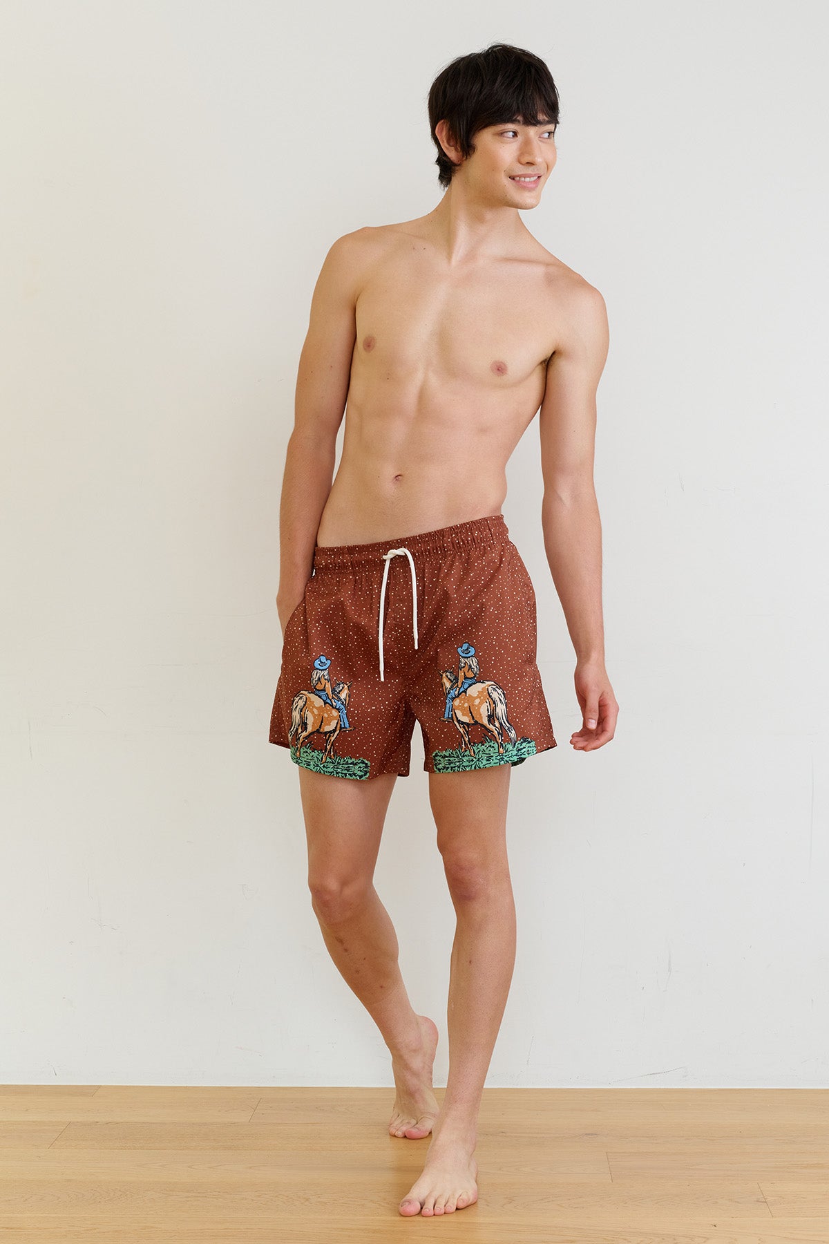 Wild Dreamer Swim Trunks - Caramel Brown