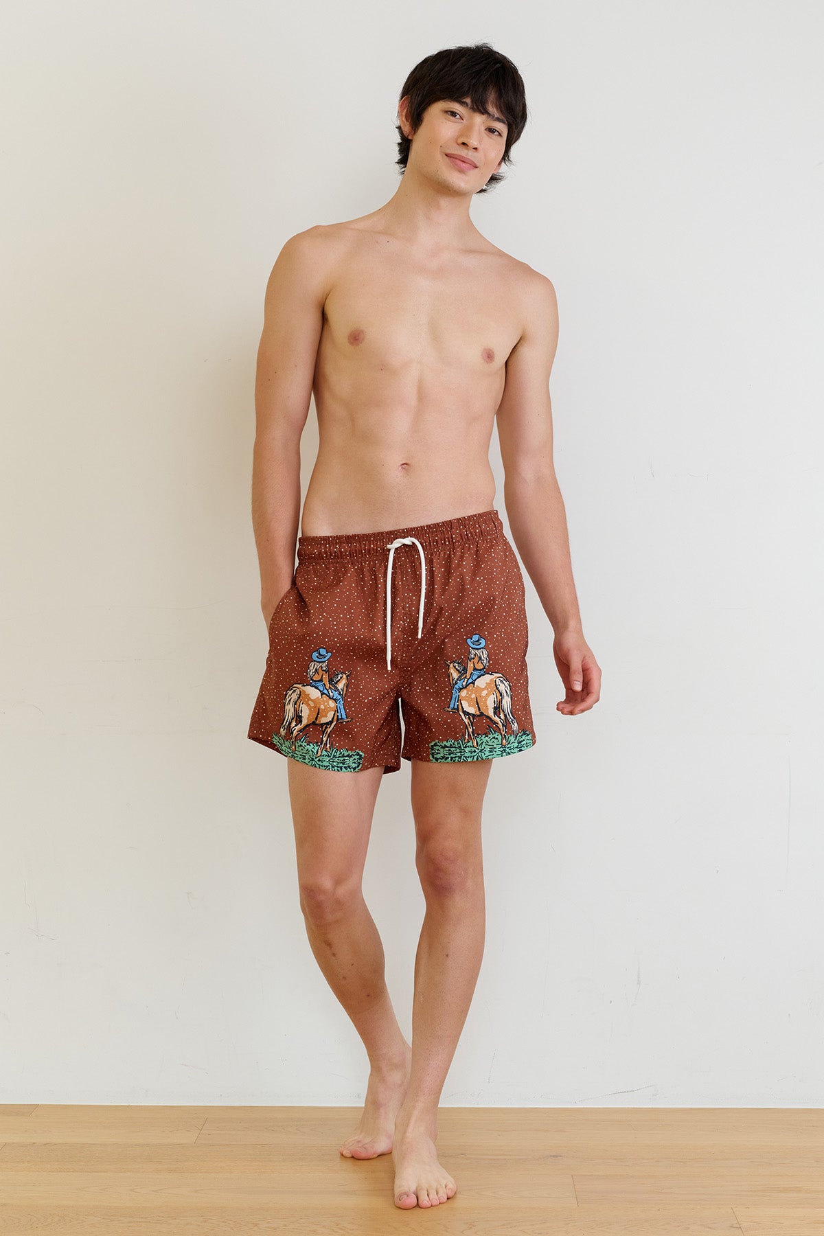 Wild Dreamer Swim Trunks - Caramel Brown