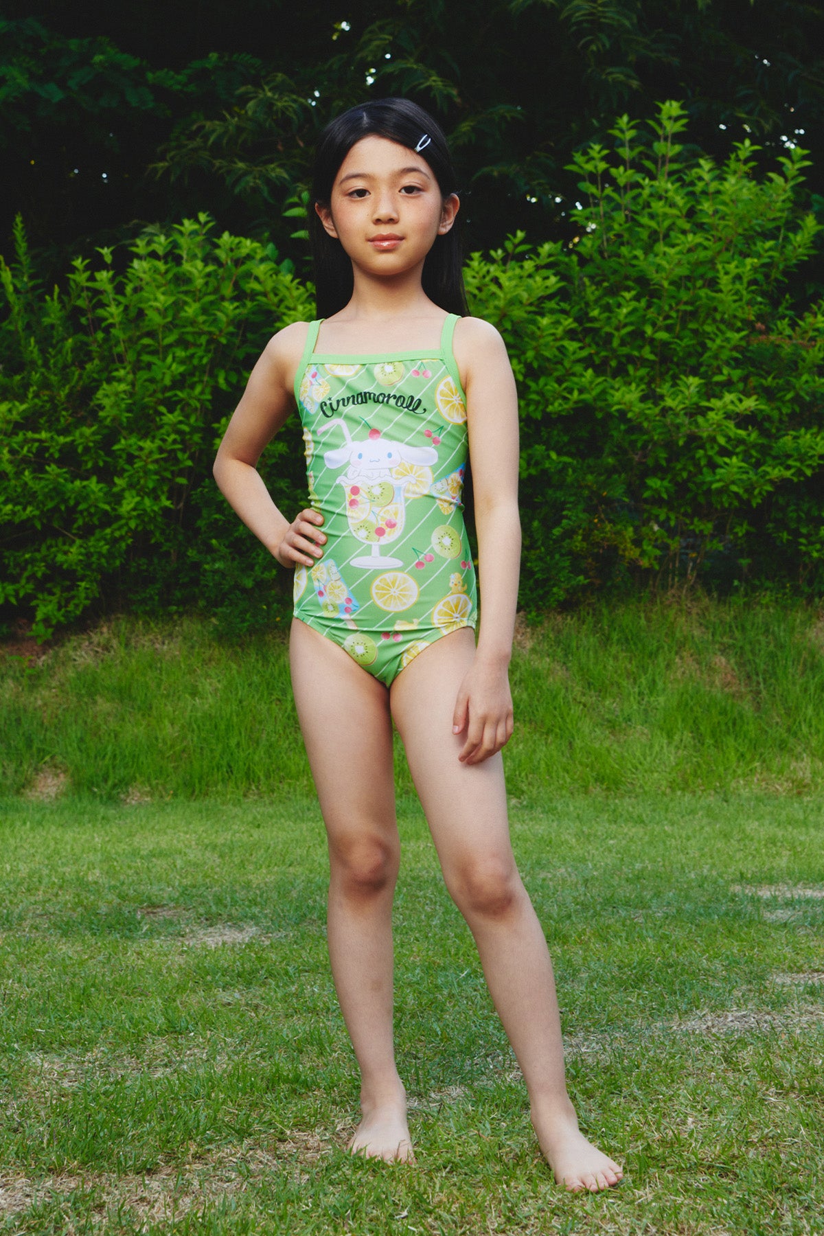 Fruit Popsicle One-piece swimsuit - Fresh Kiwi