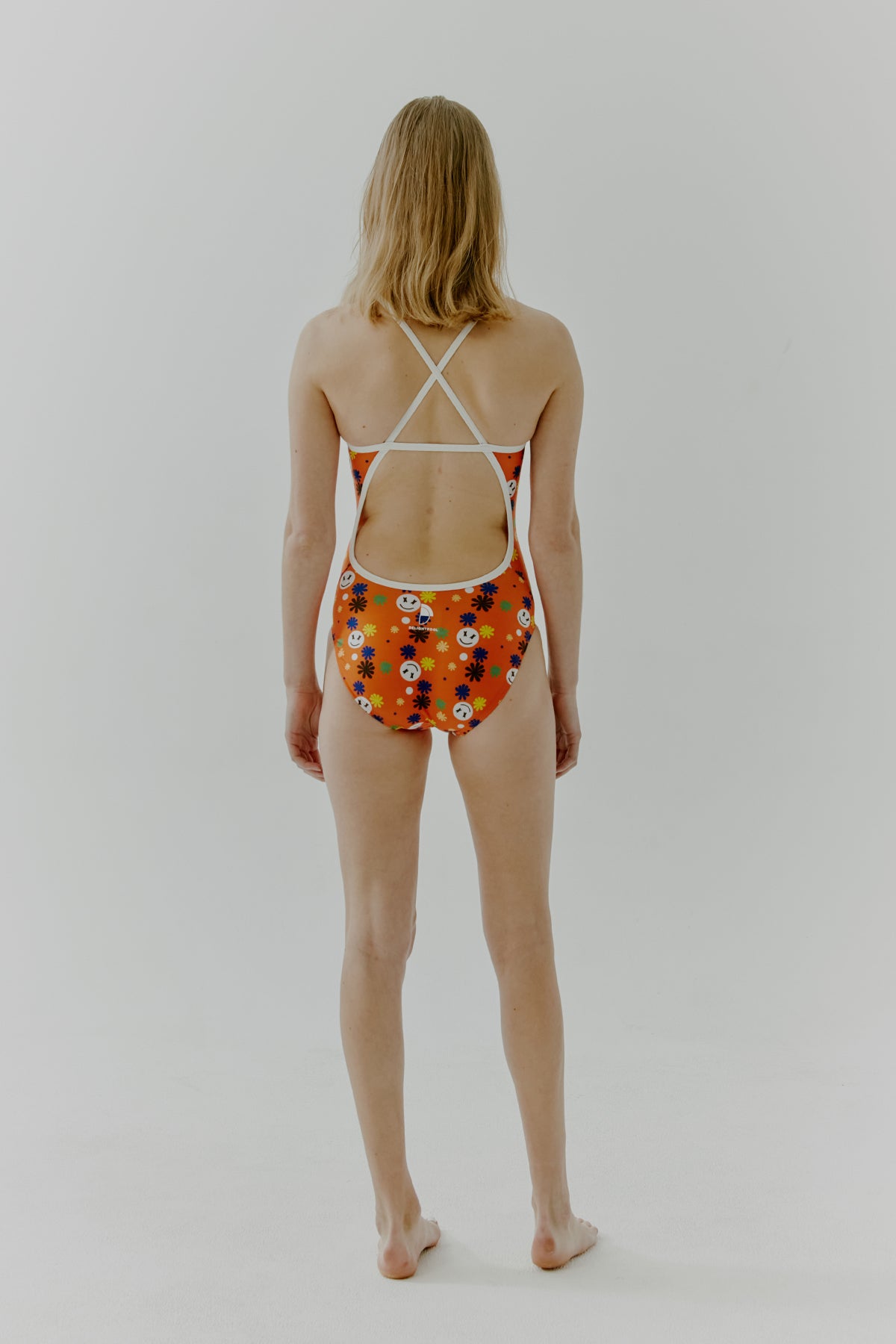 Hippie Smile Swimsuit - Orange