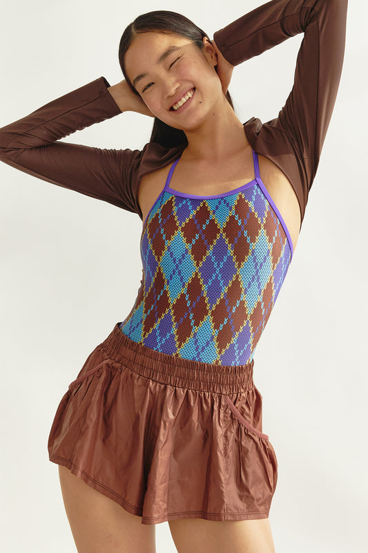 クリスピー ショーツ - エスプレッソ ブラウン