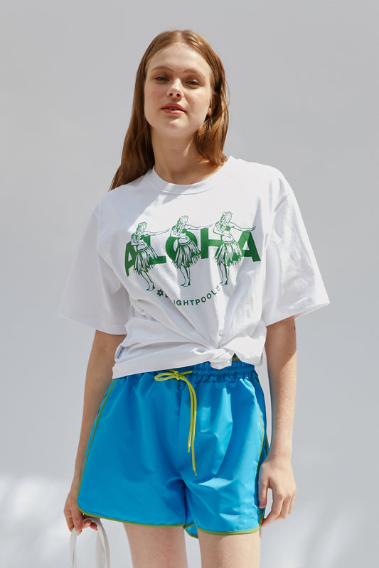 Hula Girls T-shirts - White