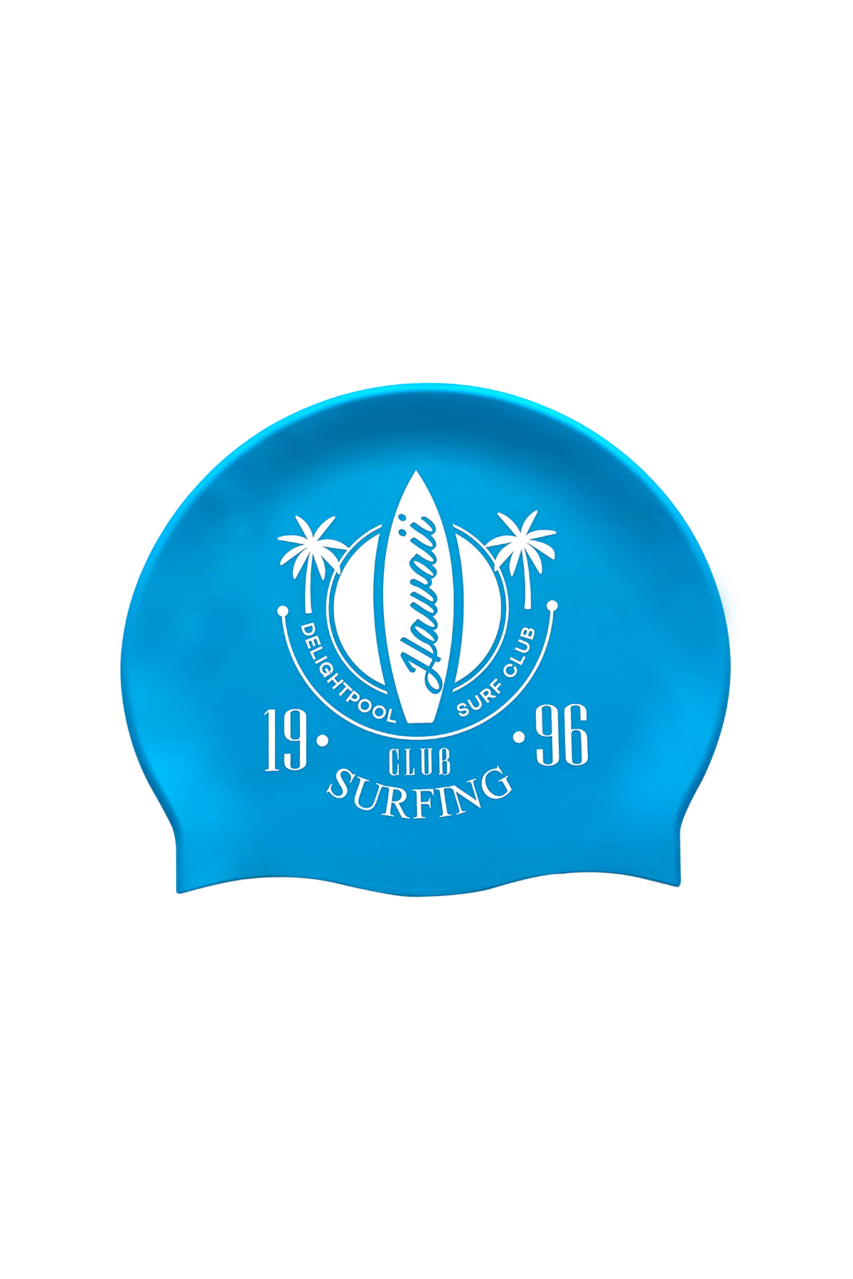 Hawaii Surf club swim cap - Blue