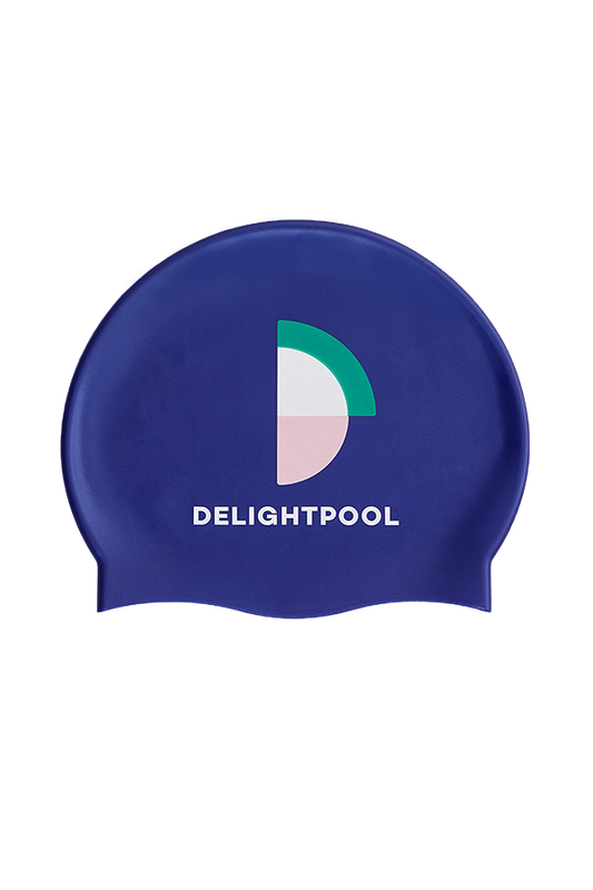 It's Not A Competition Swim Cap - Navy (pearl)