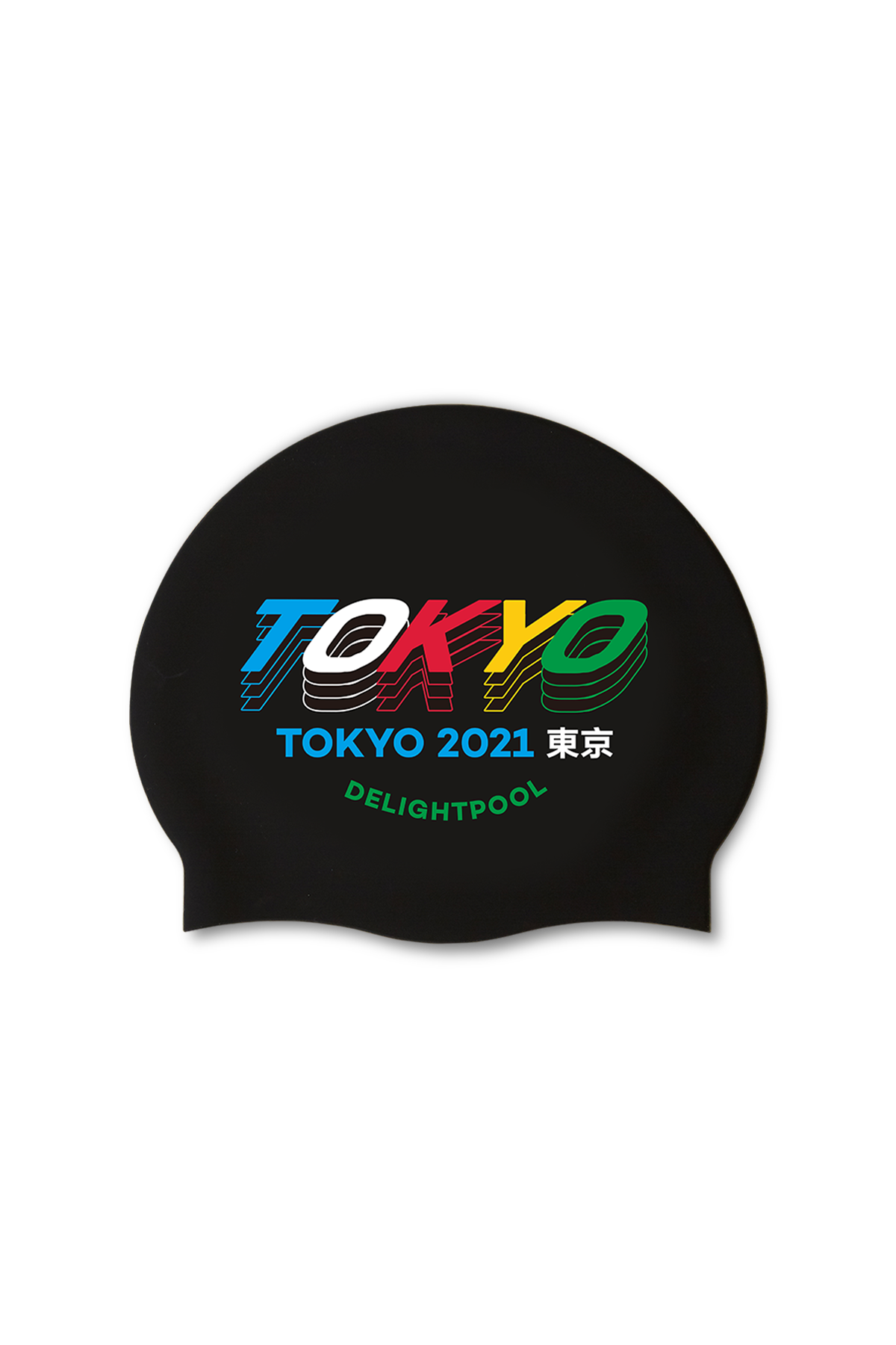 TOKYO 2021 swim cap (Tokyo 2020 Olympic edition) - Black