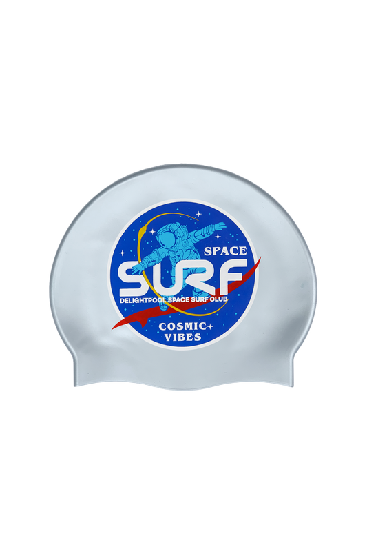 DP Space surf club swim cap - Space silver